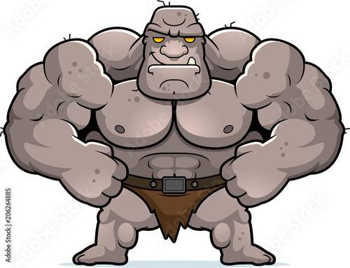 Cartoon Ogre Confident