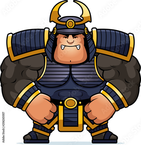 Cartoon Samurai Mad