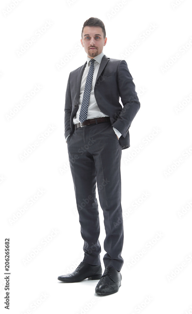 bottom view. successful businessman bottom view. successful businessman