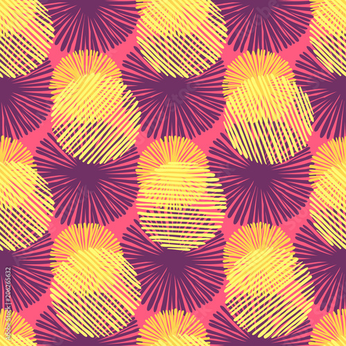 Abstract Ikat and boho style handcraft fabric pattern. Traditional Ethnic design for clothing and textile background, carpet or wallpaper