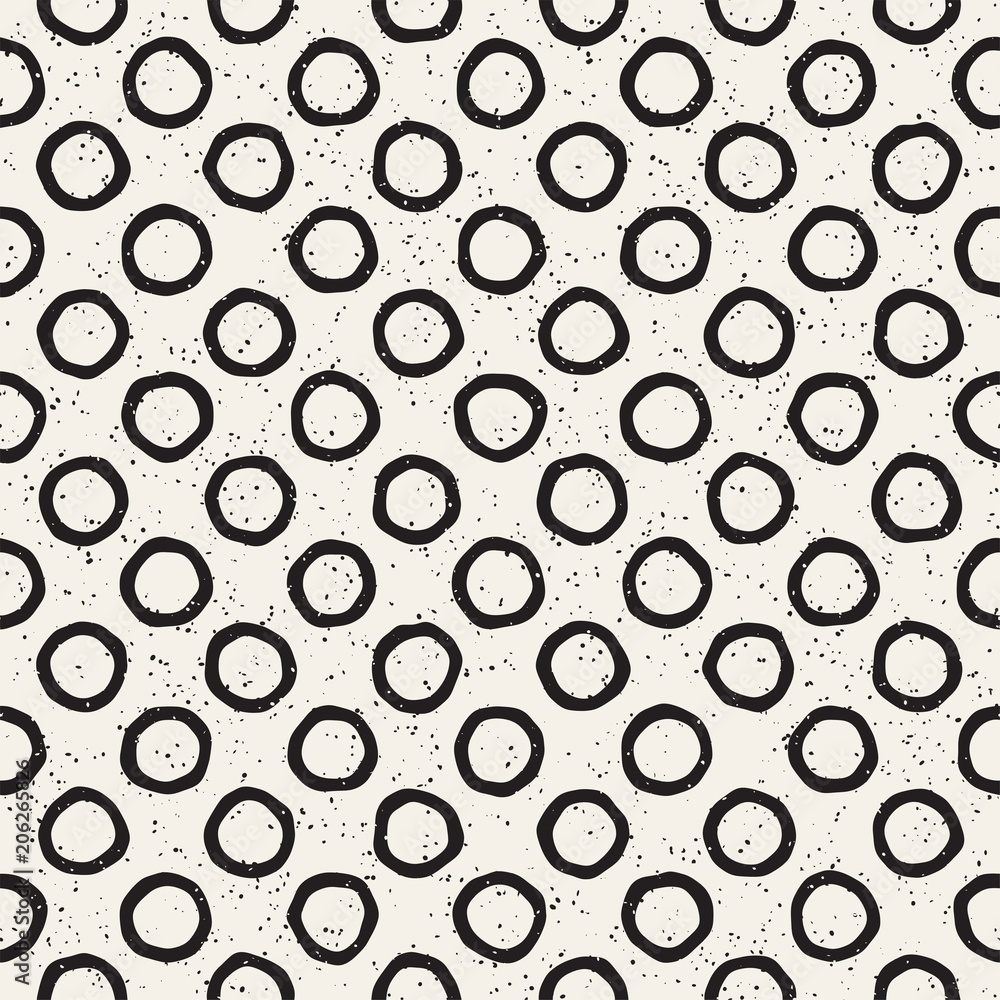 Hand drawn style ethnic seamless pattern. Abstract grungy geometric background in black and white. Hand drawn style ethnic seamless pattern. Abstract grungy geometric background in black and white.