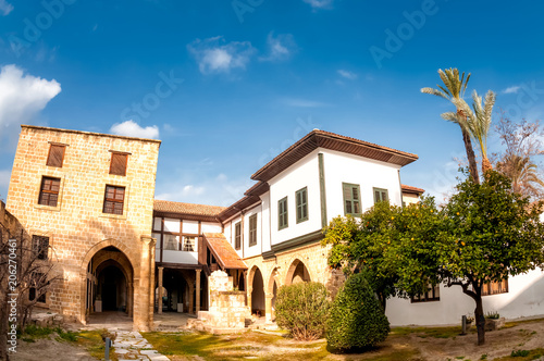 Courtyard of Hadjigeorgakis Kornesios Mansion. Nicosia, Cyprus