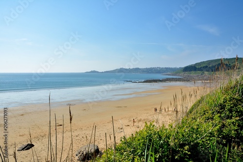 Une des plages de Lannion en Bretagne