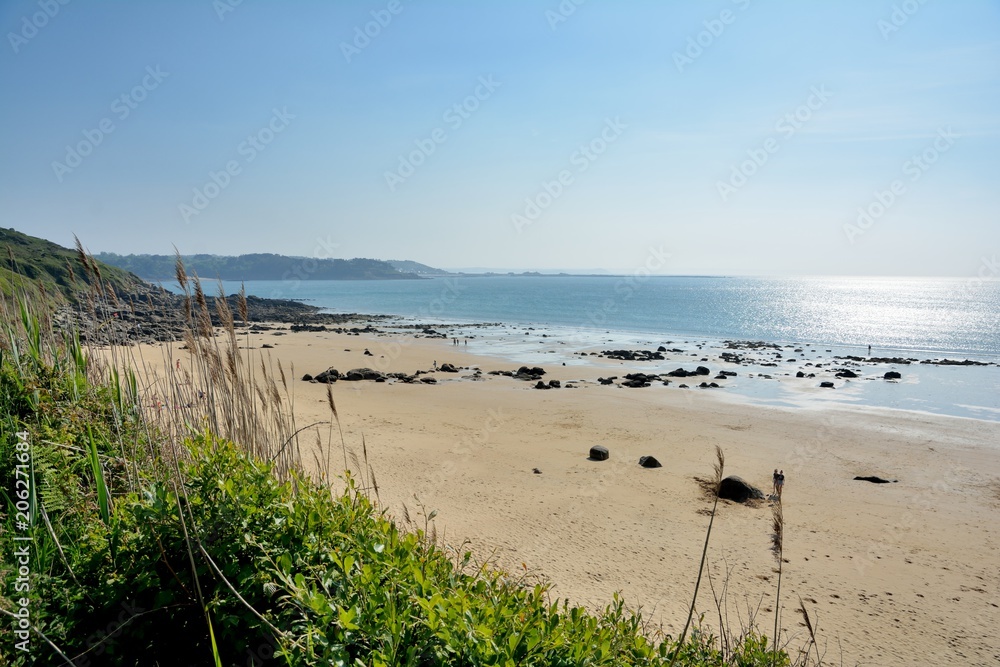 Une des plages de Lannion en Bretagne