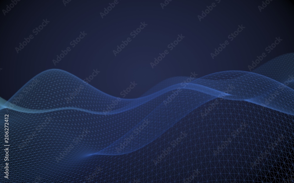 Abstract landscape background. Cyberspace grid. Hi-tech network. 3d technology illustration. Abstract landscape background. Cyberspace grid. Hi-tech network. 3d technology illustration.