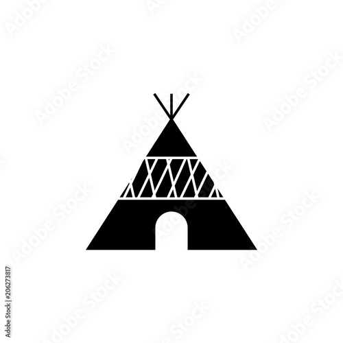 wigwam icon. Element of travel icon for mobile concept and web apps. Thin line wigwam icon can be used for web and mobile. Premium icon