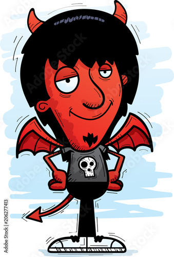 Confident Cartoon Demon