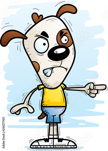 Angry Cartoon Dog