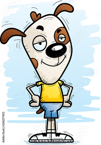 Confident Cartoon Dog