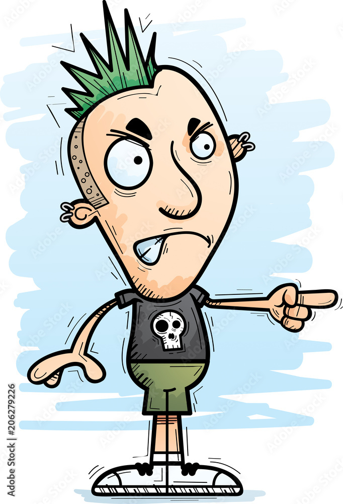 Angry Cartoon Punk Angry Cartoon Punk
