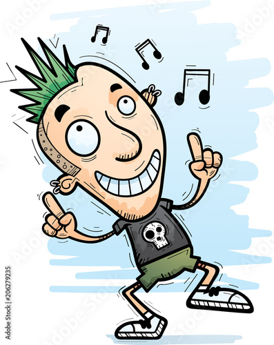 Cartoon Punk Dancing