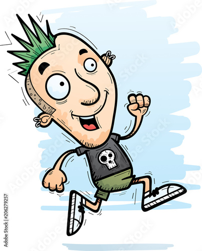 Cartoon Punk Running
