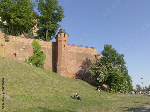 the territory of the old castle. photo