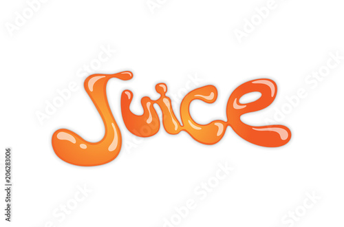 Creative letter juice symbol design