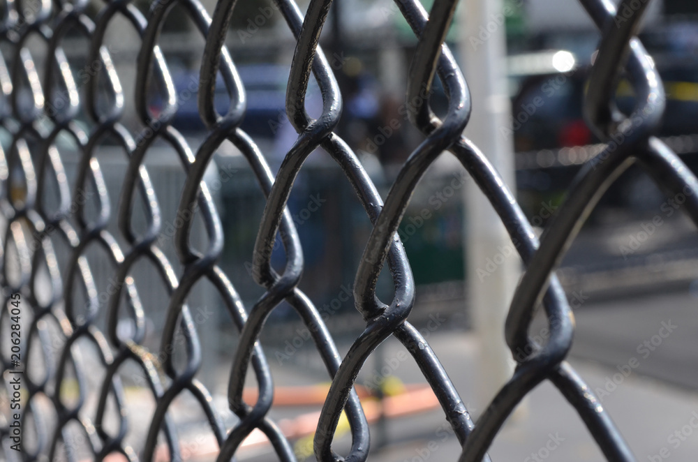 Chain-Link Fence Close-Up 2 Chain-Link Fence Close-Up 2