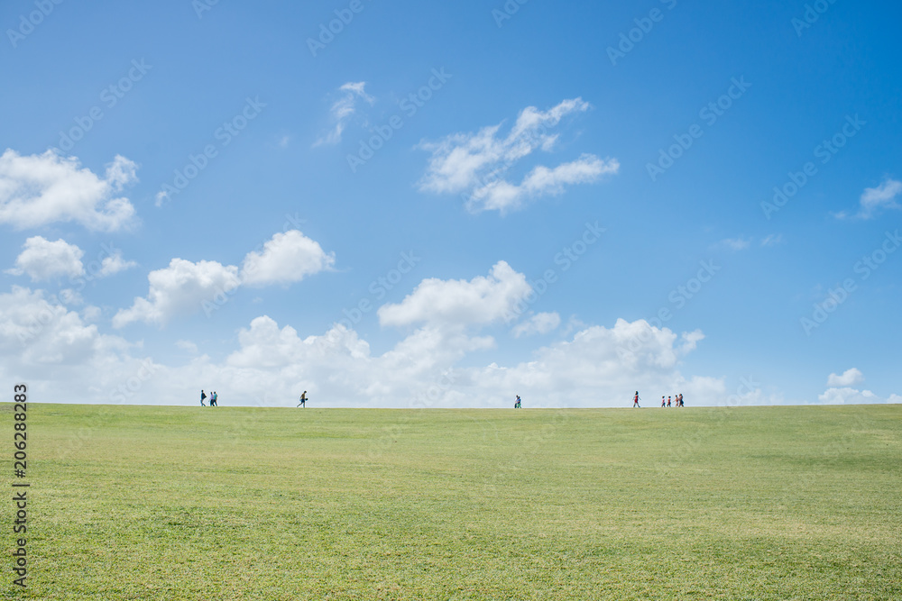 Fototapeta premium Land and Sky