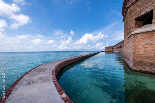 Bend in the Boardwalk of Dry Tortugas