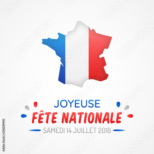 Free Download Fête Nationale - 14 Juillet 2018 - GFXLoad