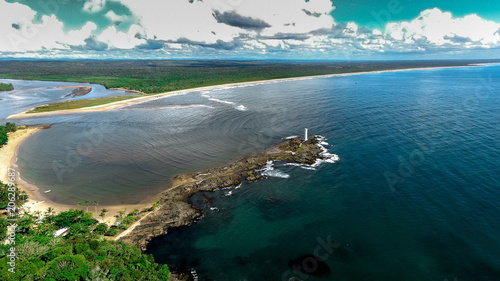 Farol em Praia da concha em Itacaré - Bahia