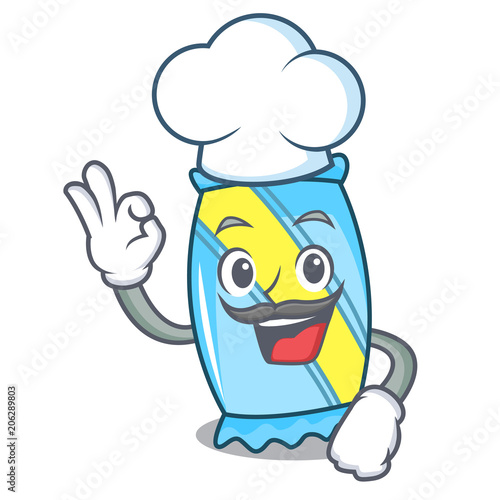 Chef candy character cartoon style