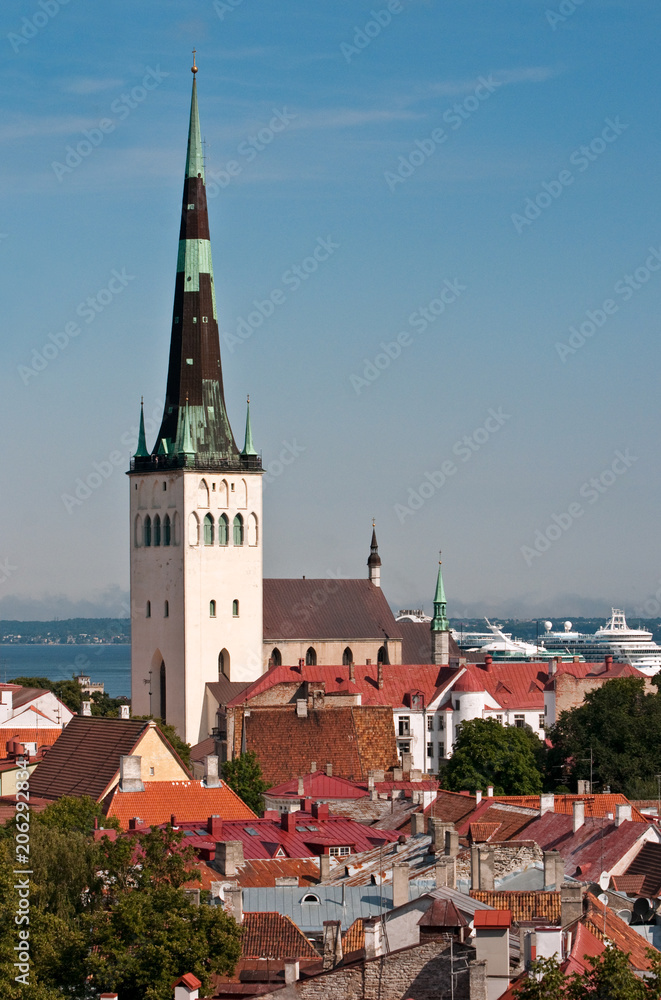 St. Olaf's Church in Tallinn, Estonia