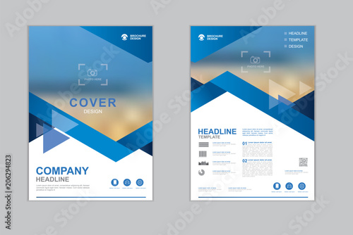 Templates presentation for annual report, flyer, leaflet, brochure, corporate report, advertising. vector design.