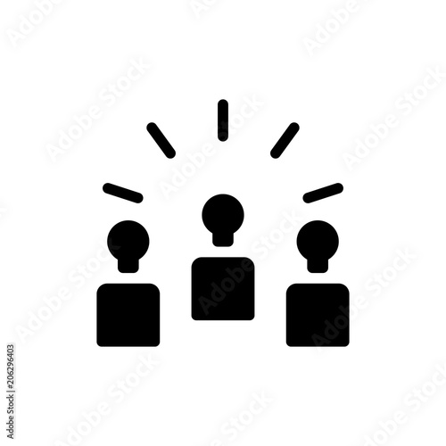 brainstorm icon vector illustration