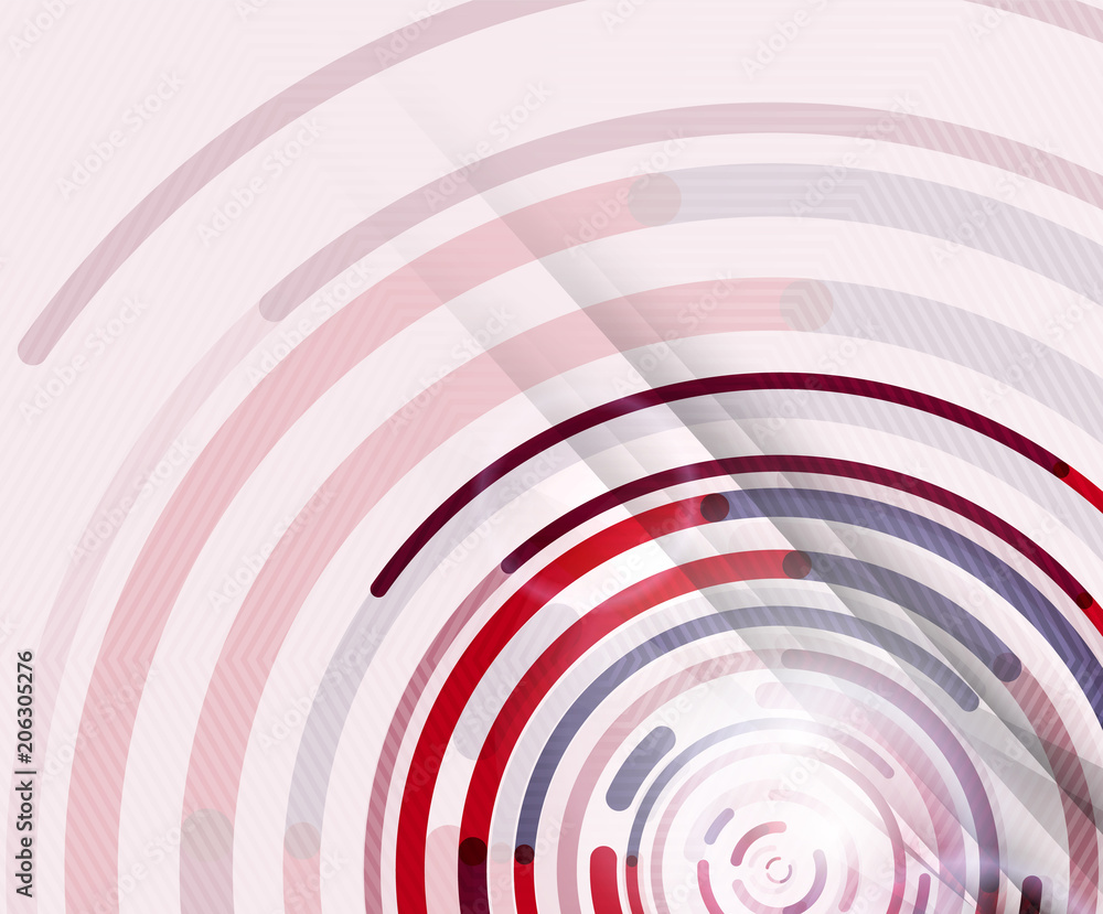 Circular lines, circles, geometric abstract background Circular lines, circles, geometric abstract background