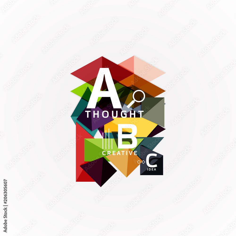 Paper infographic banner template with a b c options, infographics elements Paper infographic banner template with a b c options, infographics elements