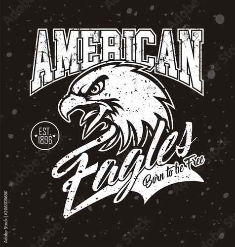 Eagle head logo for t-shirt