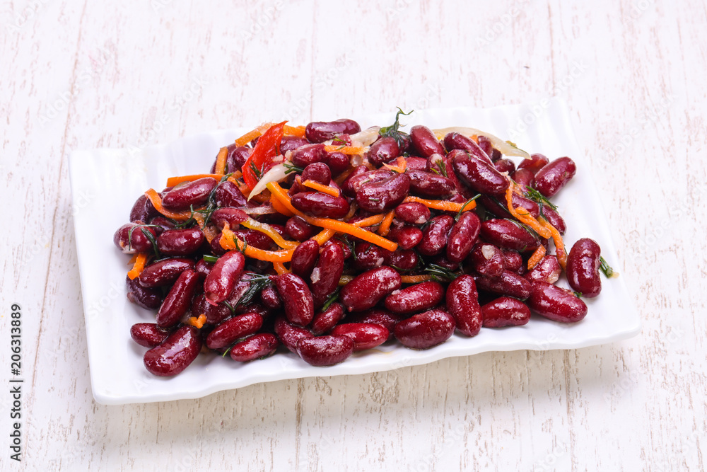 Pickled red beans Pickled red beans