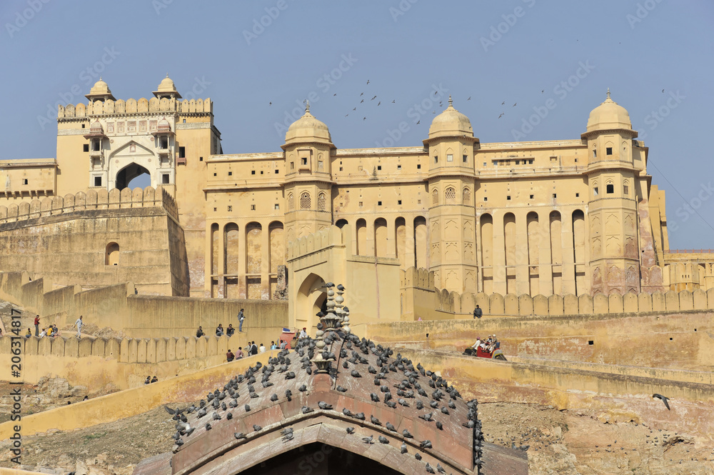 Fort Amber, Amber, nahe Jaipur, Rajasthan, Nordindien, Indien, Südasien, Asien