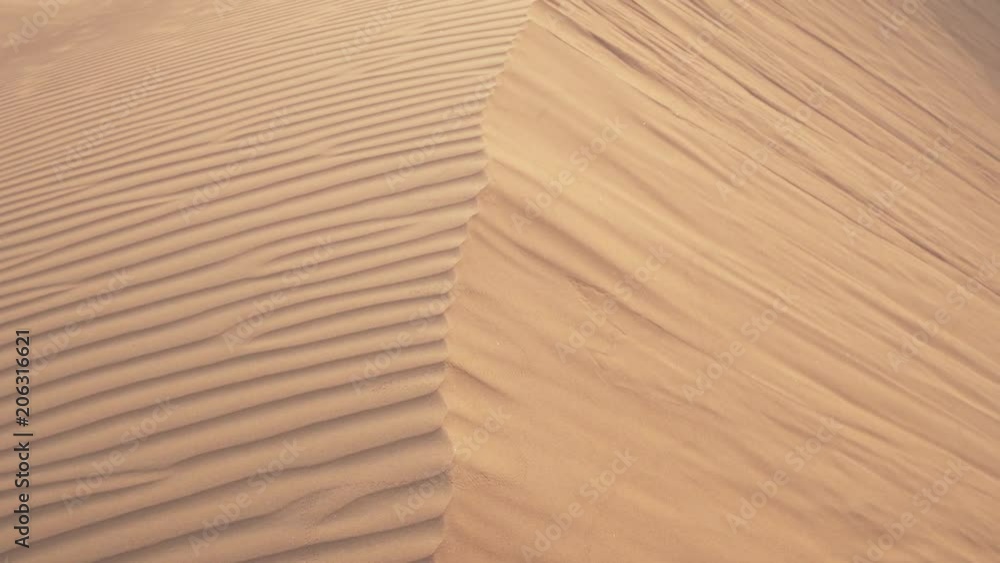 Beautiful Rub al Khali desert at sunrise stock footage video Beautiful Rub al Khali desert at sunrise stock footage video