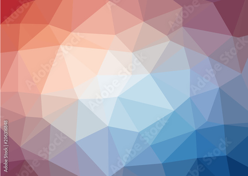 Polygon Multicolor background Abstract vector