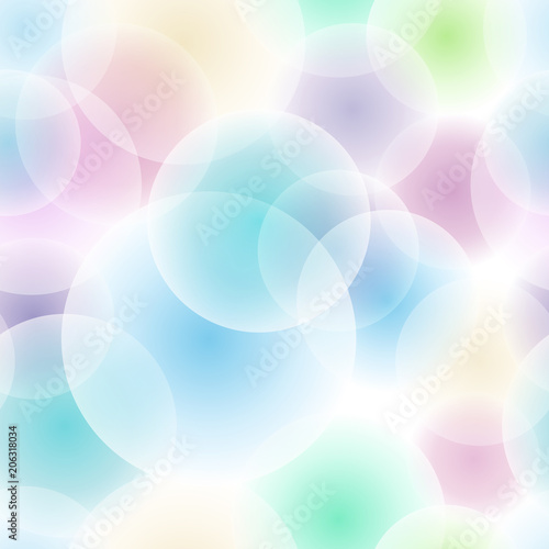 Abstract intersecting circles pattern