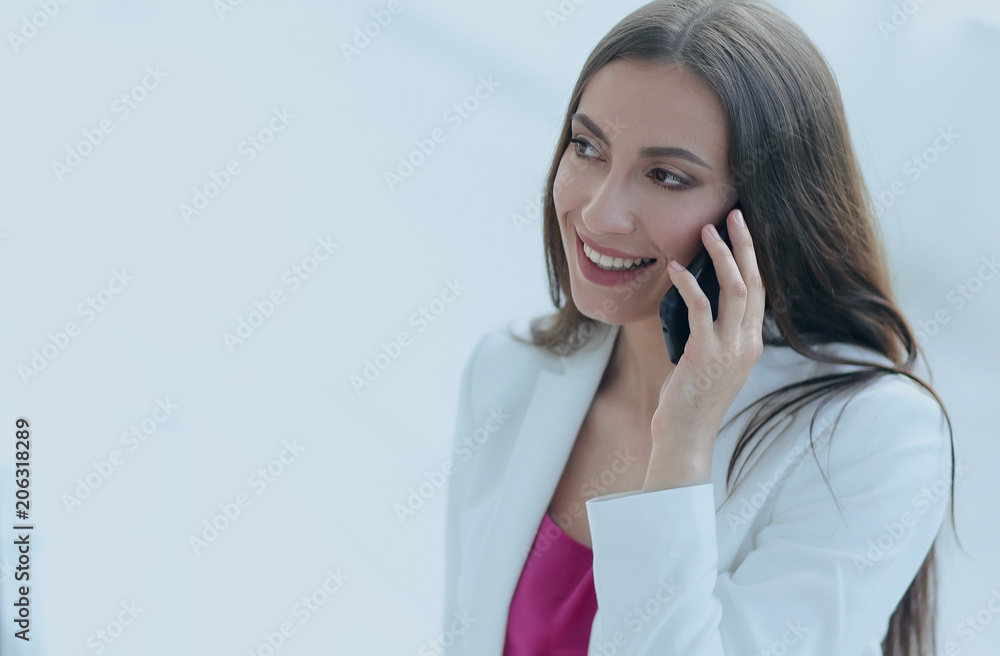 business lady talking on smartphone business lady talking on smartphone