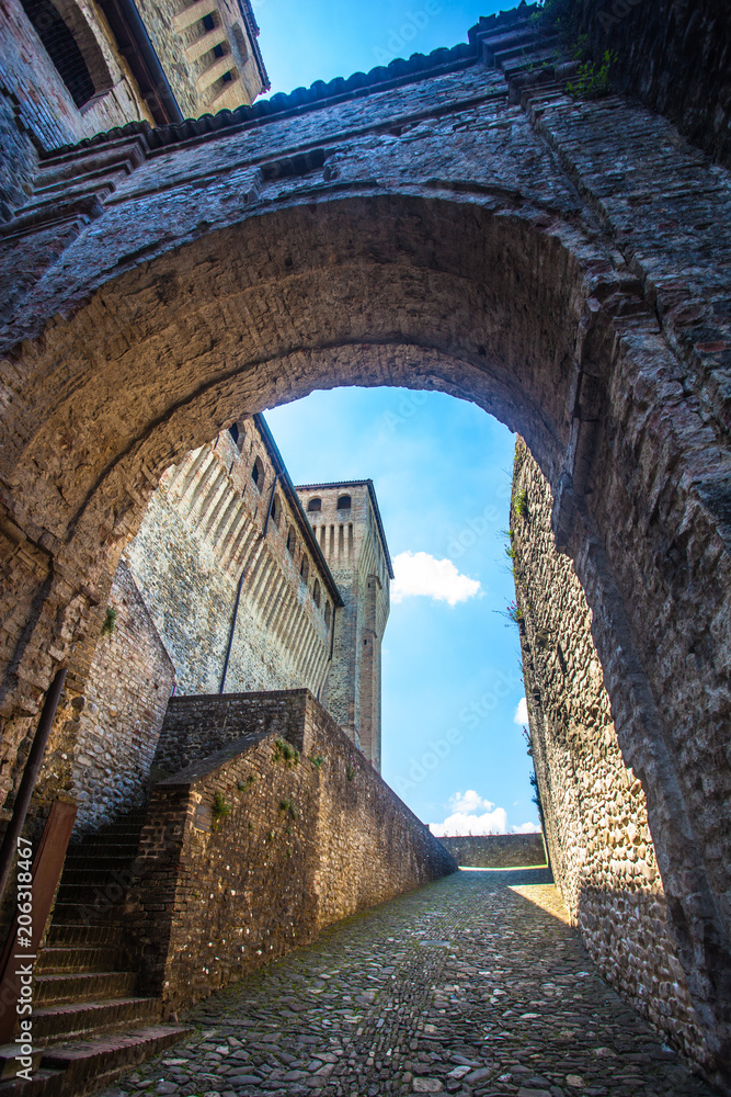 Castello di Torrechiara in provincia di Parma, Emilia Romagna Italia