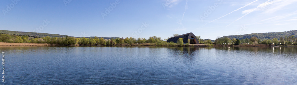 quarry lake in Remerschen quarry lake in Remerschen