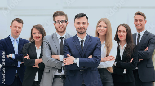 group portrait.project managers and business team