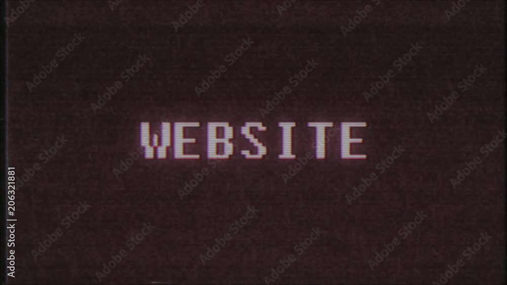 retro videogame WEBSITE word text computer tv glitch interference noise screen animation seamless loop New quality universal vintage motion dynamic animated background colorful joyful video m retro videogame WEBSITE word text computer tv glitch interference noise screen animation seamless loop New quality universal vintage motion dynamic animated background colorful joyful video m