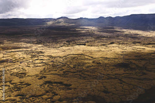 Lava and moss fields, Reykjavík, Iceland photo