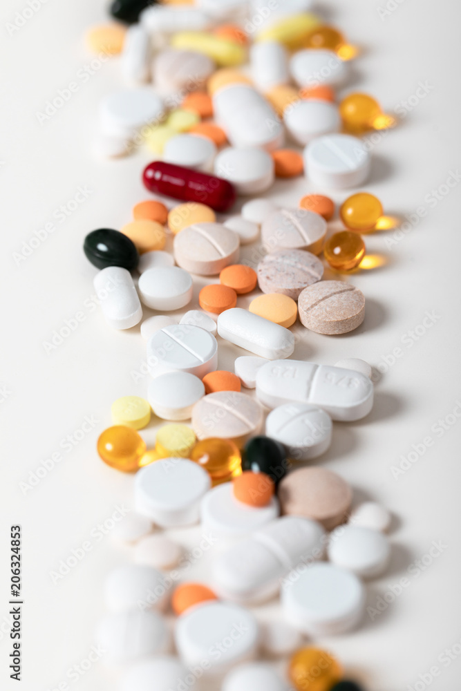 different colorful pills different colorful pills