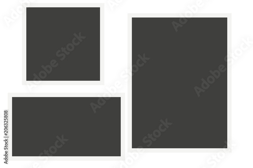 Fotografías sobre fondo blanco.