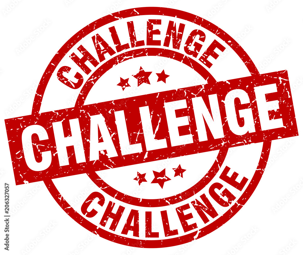 challenge round red grunge stamp challenge round red grunge stamp
