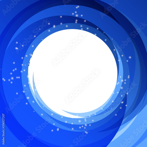 Colorful Bright Rainbow Spiral Background. Vector logo, web, banner, poster, print design element