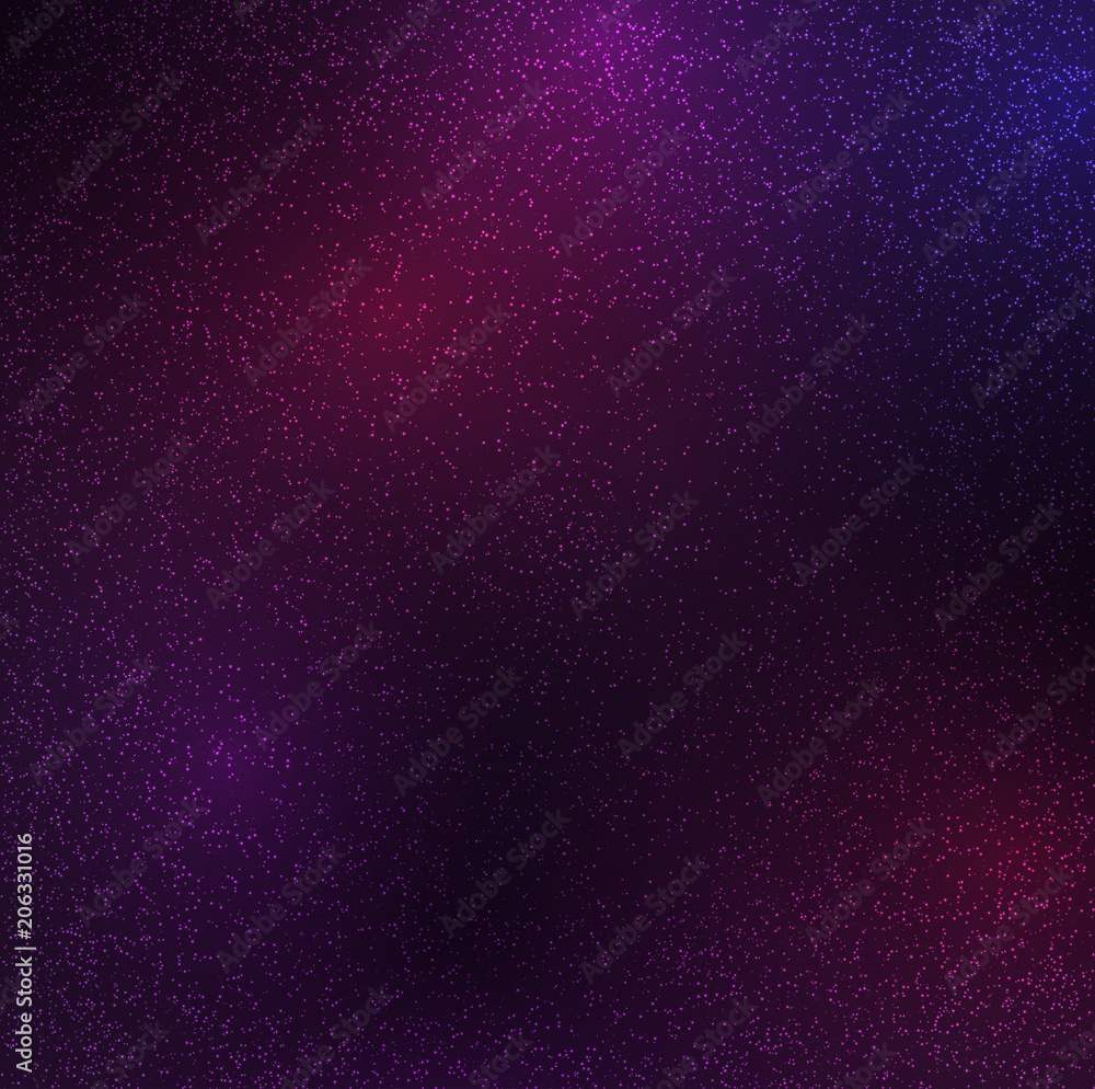 Simple cosmic background with stars and nebulae. Vector background for your creativity Simple cosmic background with stars and nebulae. Vector background for your creativity