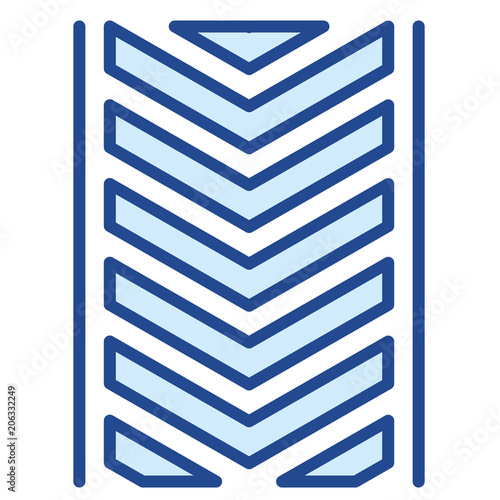 Reifenprofil Vector Icon Illustration