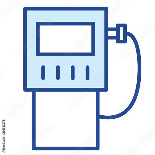 Tanksäule Vector Icon Illustration
