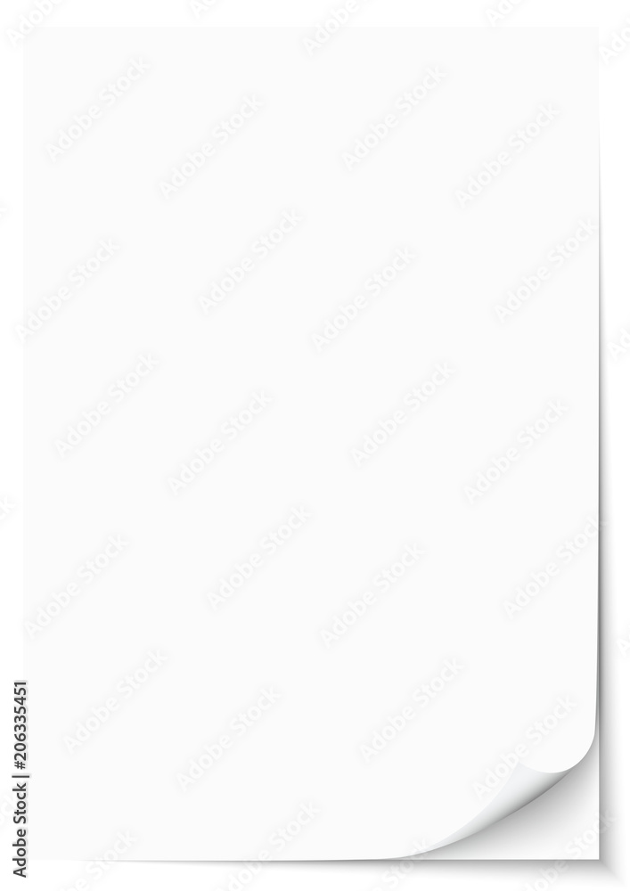 Blank Paper A4 Corner Notepad White Blank Paper A4 Corner Notepad White