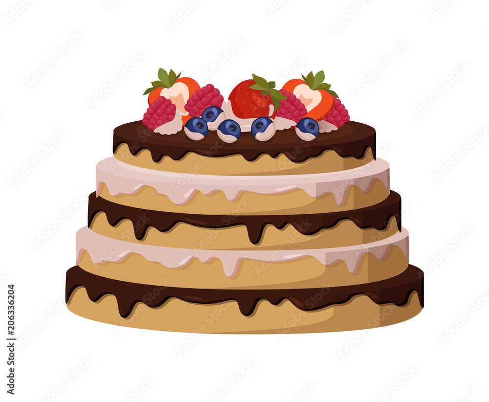 Tasty Cake with Sweet Liquid Glaze Between Corns Tasty Cake with Sweet Liquid Glaze Between Corns